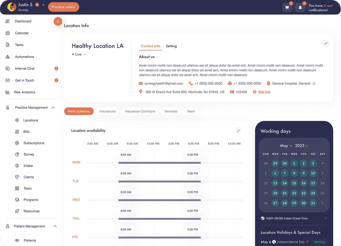 Set your own schedule big picture